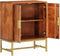 vidaXL - Dressoir - 60x35x75 - cm - massief - acaciahout