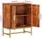 vidaXL - Dressoir - 60x35x75 - cm - massief - acaciahout