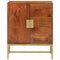 vidaXL - Dressoir - 60x35x75 - cm - massief - acaciahout