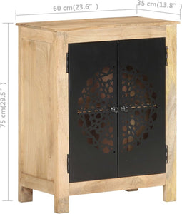 vidaXL - Dressoir - 60x35x75 - cm - massief - mangohout