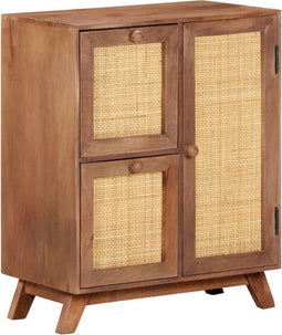 vidaXL - Dressoir - 60x35x75 - cm - massief - mangohout