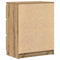 vidaXL - Dressoir - 60x35x76 - cm - bewerkt - hout - artisanaal - eikenkleur