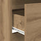 vidaXL - Dressoir - 60x35x76 - cm - bewerkt - hout - artisanaal - eikenkleur