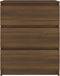 vidaXL - Dressoir - 60x35x76 - cm - bewerkt - hout - bruin - eikenkleur