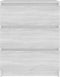 vidaXL - Dressoir - 60x35x76 - cm - bewerkt - hout - grijs - sonoma - eikenkleurig