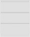 vidaXL - Dressoir - 60x35x76 - cm - bewerkt - hout - wit