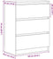 vidaXL - Dressoir - 60x35x76 - cm - bewerkt - hout - zwart - eikenkleurig