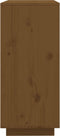 vidaXL - Dressoir - 60x35x80 - cm - massief - grenenhout - honingbruin