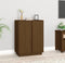 vidaXL - Dressoir - 60x35x80 - cm - massief - grenenhout - honingbruin