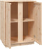 vidaXL - Dressoir - 60x35x80 - cm - massief - grenenhout