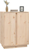 vidaXL - Dressoir - 60x35x80 - cm - massief - grenenhout