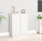 vidaXL - Dressoir - 60x35x80 - cm - massief - grenenhout - wit