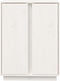 vidaXL - Dressoir - 60x35x80 - cm - massief - grenenhout - wit