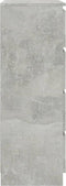 vidaXL - Dressoir - 60x35x98,5 - cm - bewerkt - hout - betongrijs