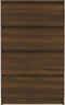 vidaXL - Dressoir - 60x35x98,5 - cm - bewerkt - hout - bruin - eikenkleur