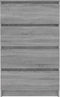 vidaXL - Dressoir - 60x35x98,5 - cm - bewerkt - hout - grijs - sonoma - eikenkleurig