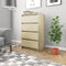 vidaXL - Dressoir - 60x35x98,5 - cm - bewerkt - hout - sonoma - eikenkleurig