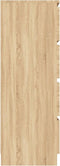 vidaXL - Dressoir - 60x35x98,5 - cm - bewerkt - hout - sonoma - eikenkleurig