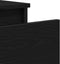 vidaXL - Dressoir - 60x35x98,5 - cm - spaanplaat - zwart - eikenkleurig