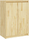vidaXL - Dressoir - 60x36x84 - cm - massief - grenenhout