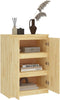 vidaXL - Dressoir - 60x36x84 - cm - massief - grenenhout