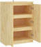 vidaXL - Dressoir - 60x36x84 - cm - massief - grenenhout