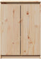 vidaXL - Dressoir - 60x36x84 - cm - massief - grenenhout