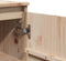 vidaXL - Dressoir - 60x36x84 - cm - massief - grenenhout