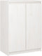 vidaXL - Dressoir - 60x36x84 - cm - massief - grenenhout - wit