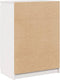 vidaXL - Dressoir - 60x36x84 - cm - massief - grenenhout - wit