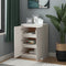vidaXL - Dressoir - 60x36x84 - cm - massief - grenenhout - wit