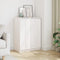 vidaXL - Dressoir - 60x36x84 - cm - massief - grenenhout - wit