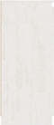 vidaXL - Dressoir - 60x36x84 - cm - massief - grenenhout - wit