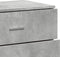 vidaXL - Dressoir - 60x39x80 - cm - bewerkt - hout - betongrijs