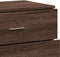 vidaXL - Dressoir - 60x39x80 - cm - bewerkt - hout - bruin - eikenkleurig