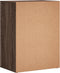 vidaXL - Dressoir - 60x39x80 - cm - bewerkt - hout - grijs - sonoma