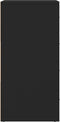 vidaXL - Dressoir - 60x39x80 - cm - bewerkt - hout - zwart