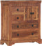 vidaXL - Dressoir - 62x30x75 - cm - massief - acaciahout
