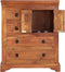 vidaXL - Dressoir - 62x30x75 - cm - massief - acaciahout