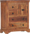 vidaXL - Dressoir - 62x30x75 - cm - massief - acaciahout
