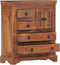 vidaXL - Dressoir - 62x30x75 - cm - massief - acaciahout