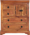 vidaXL - Dressoir - 62x30x75 - cm - massief - acaciahout