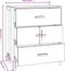 vidaXL - Dressoir - 62x38x70 - cm - bewerkt - hout - wit