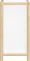 vidaXL - Dressoir - 62x38x75 - cm - bewerkt - hout - wit