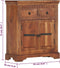 vidaXL - Dressoir - 63x30x75 - cm - massief - acaciahout
