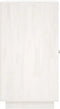 vidaXL - Dressoir - 65,5x40x75 - cm - massief - grenenhout - grijs