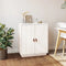 vidaXL - Dressoir - 65,5x40x75 - cm - massief - grenenhout - grijs