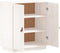 vidaXL - Dressoir - 65,5x40x75 - cm - massief - grenenhout - grijs
