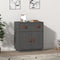 vidaXL - Dressoir - 65,5x40x75 - cm - massief - grenenhout - grijs