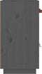 vidaXL - Dressoir - 65,5x40x75 - cm - massief - grenenhout - grijs